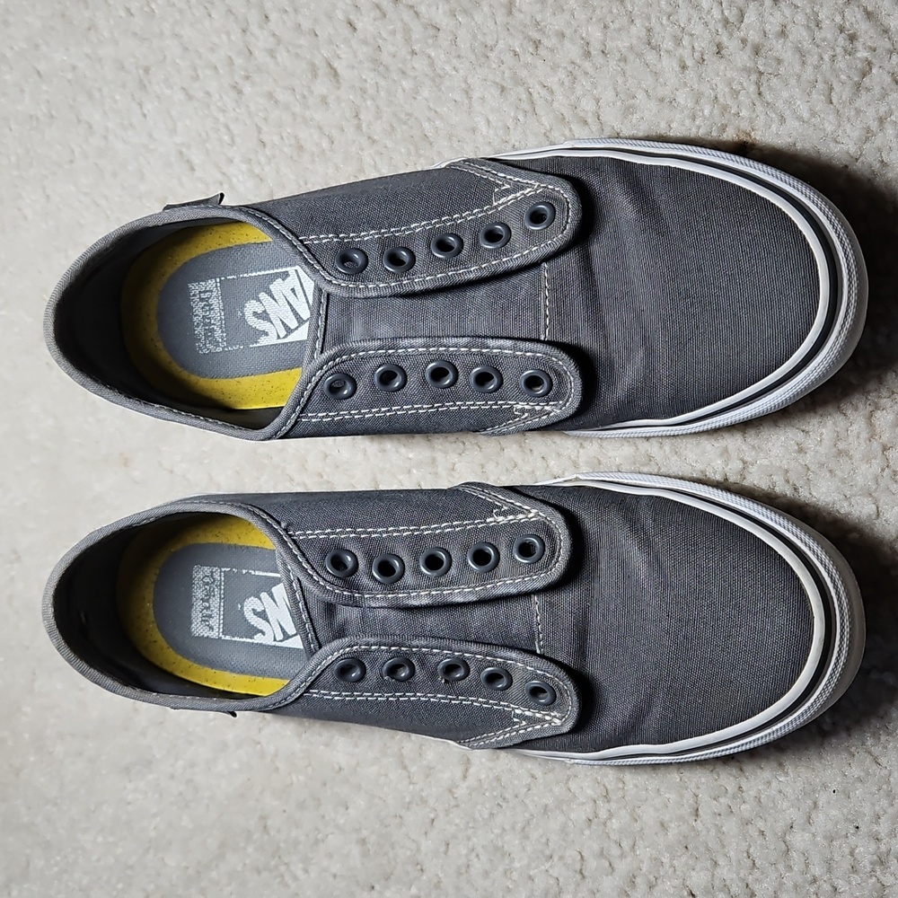 Women's Vans Gray Sneakers Classic Skate Style